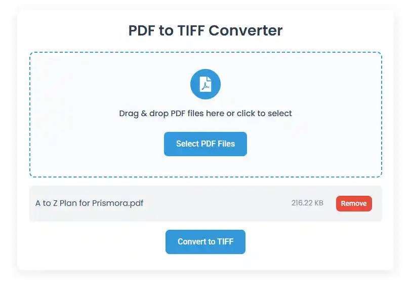 PDF to TIFF